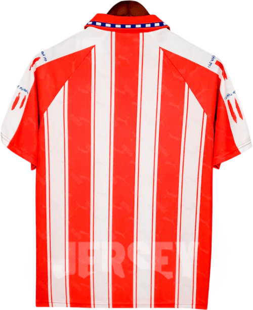 camiseta atlético de madrid 1994 reverso
