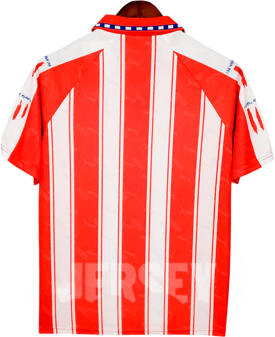camiseta atlético de madrid 1994 reverso