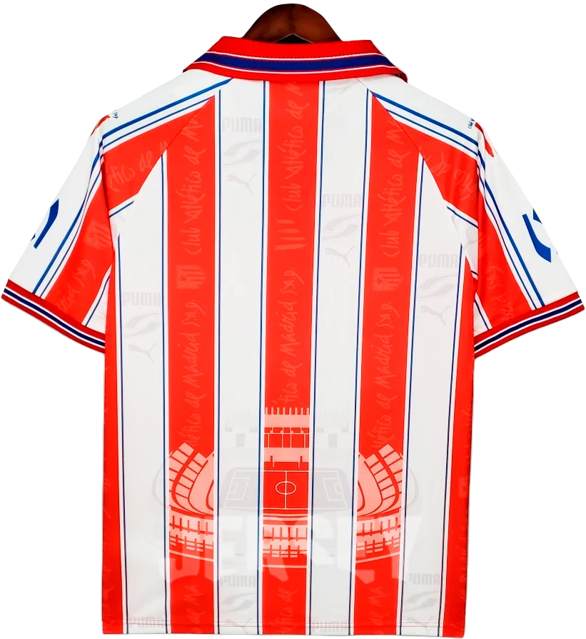 camiseta atlético de madrid 1996 reverso