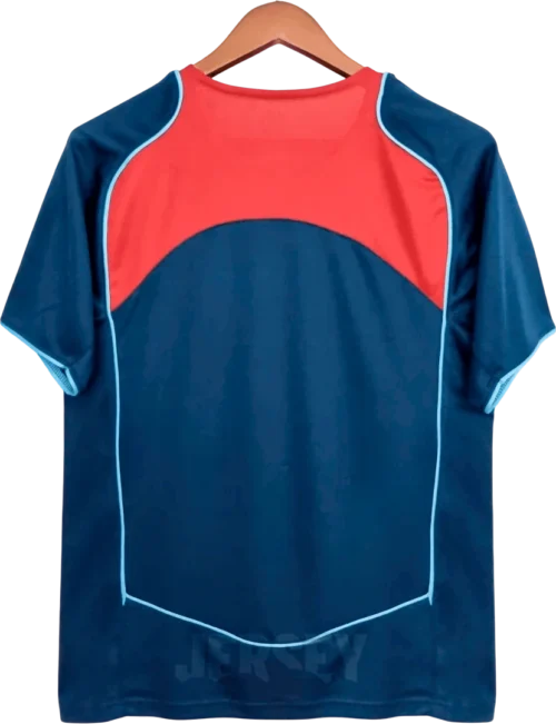 camiseta atlético de madrid 2004 visitante reverso