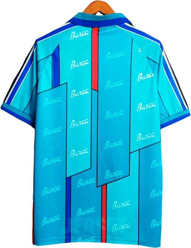 camiseta barcelona 1995-97 visitante reverso
