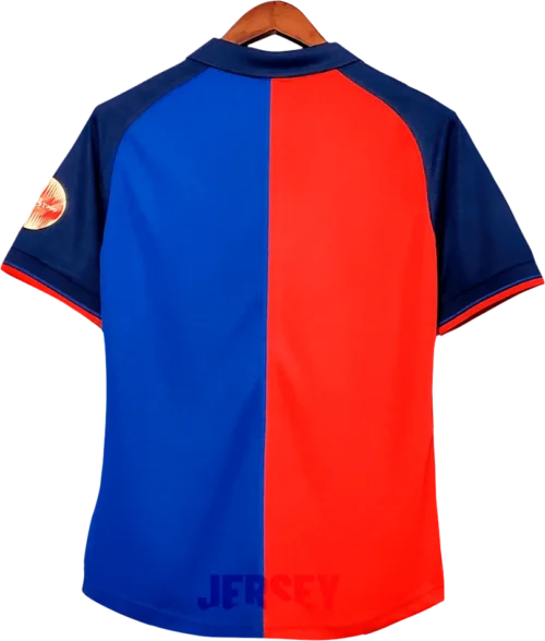 camiseta retro barcelona 1999-00 reverso
