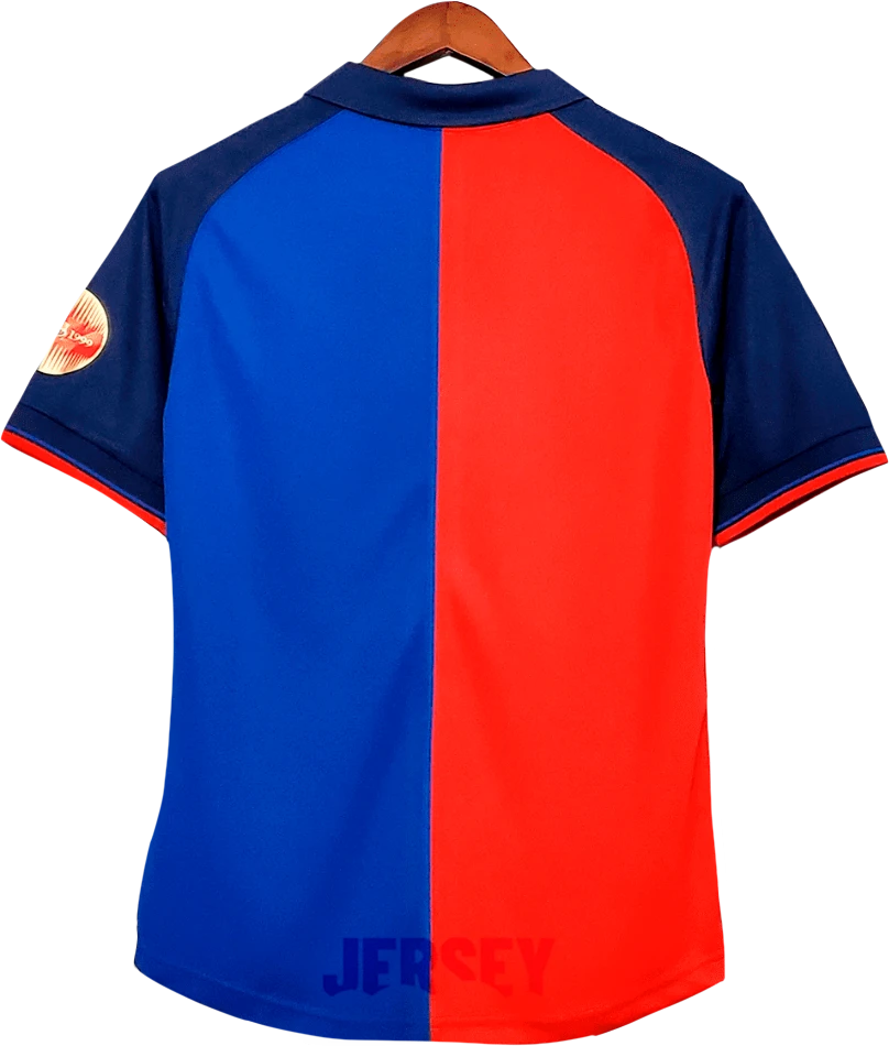 camiseta retro barcelona 1999-00 reverso