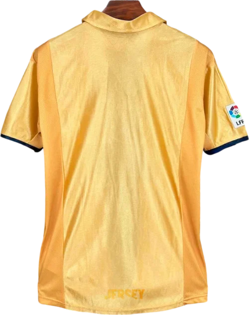 camiseta retro barcelona 2001-02 visitante reverso