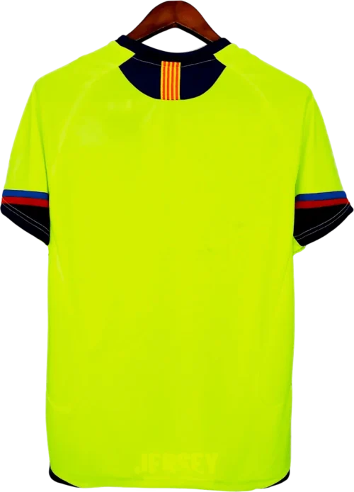 camiseta retro barcelona 2005-06 visitante reverso