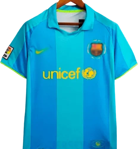 camiseta retro barcelona 2007-08 visitante