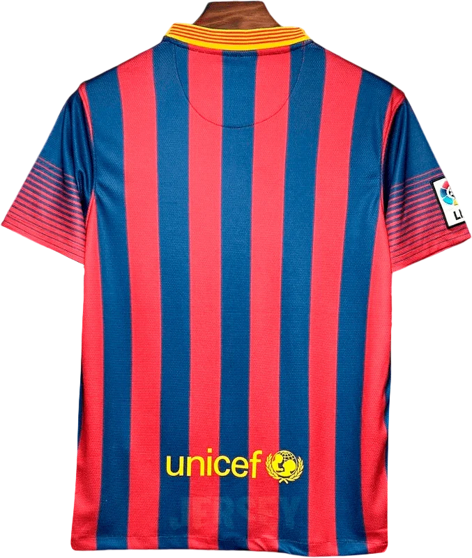 camiseta retro barcelona 2013-14 reverso