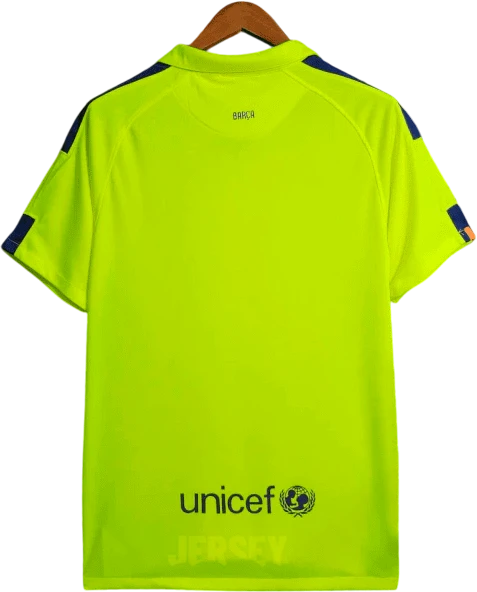 camiseta retro barcelona 2014-15 visitante reverso