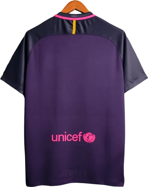 camiseta retro barcelona 2016-17 visitante reverso