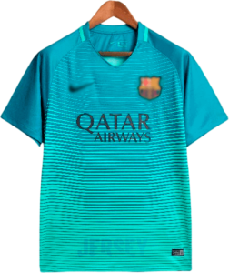 camiseta retro barcelona 2016-17 tercera