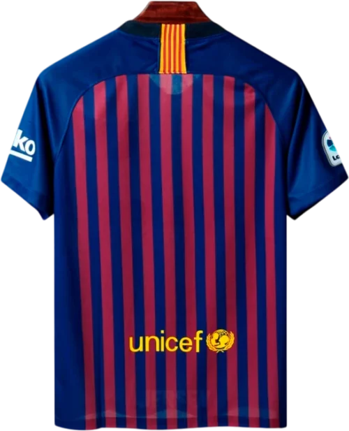 camiseta retro barcelona 2018-19 reverso