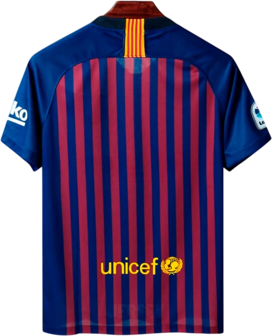 camiseta retro barcelona 2018-19 reverso