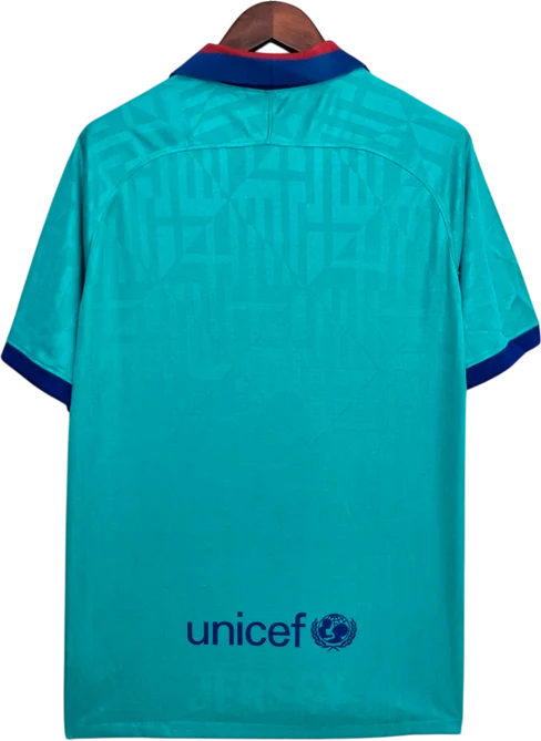 camiseta retro barcelona 2019-20 tercera reverso