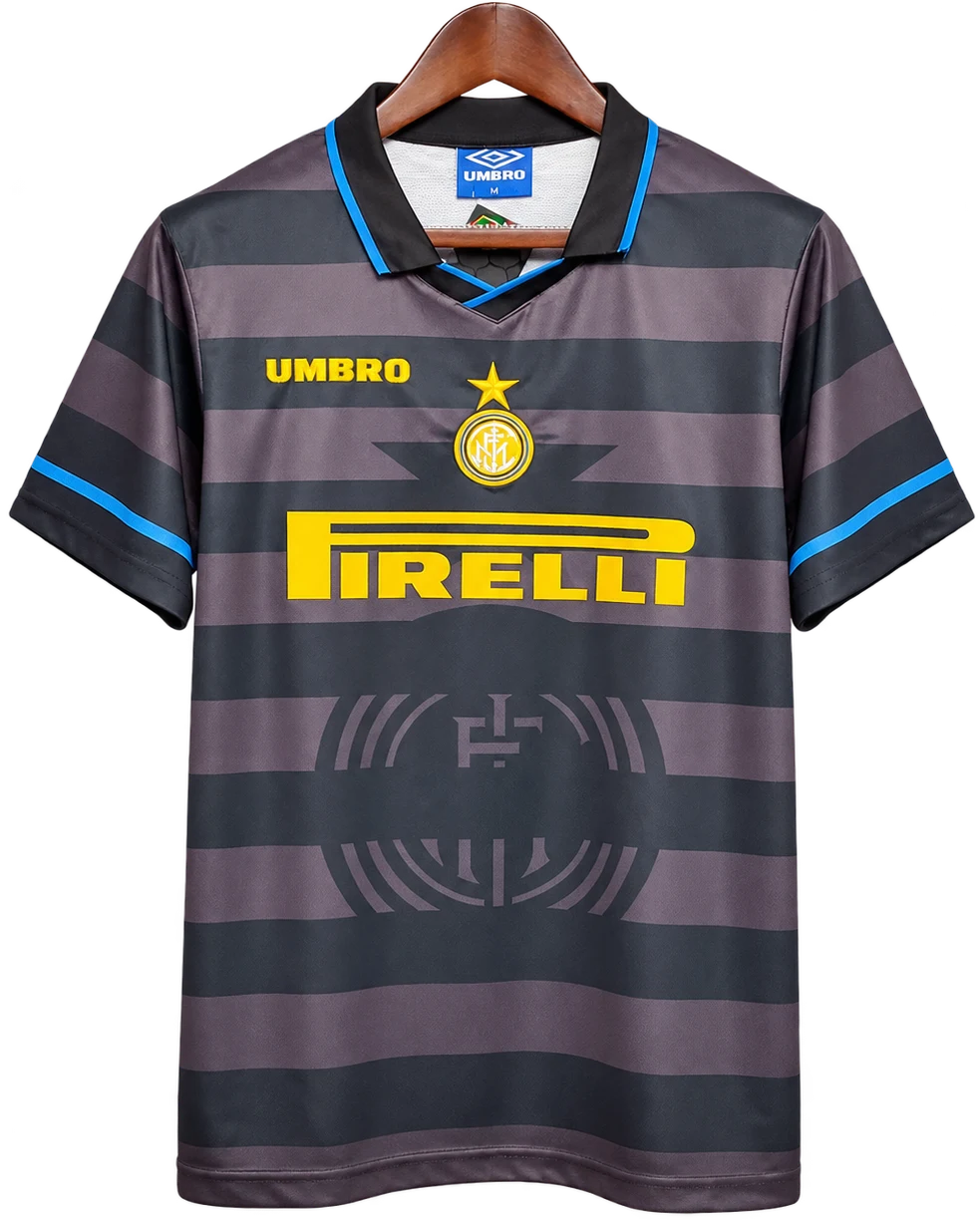 camiseta Inter tercera negra 1997-98