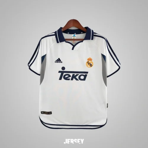 Camiseta retro Real Madrid 2000-01 local