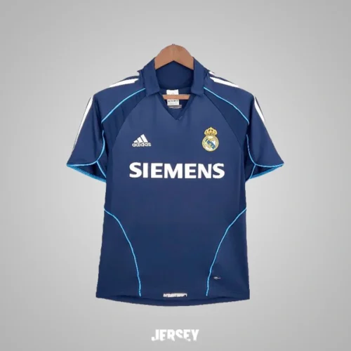 camiseta retro real madrid 2005-2006 visitante