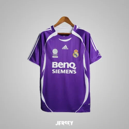 camiseta retro real madrid 2006-2007 tercera