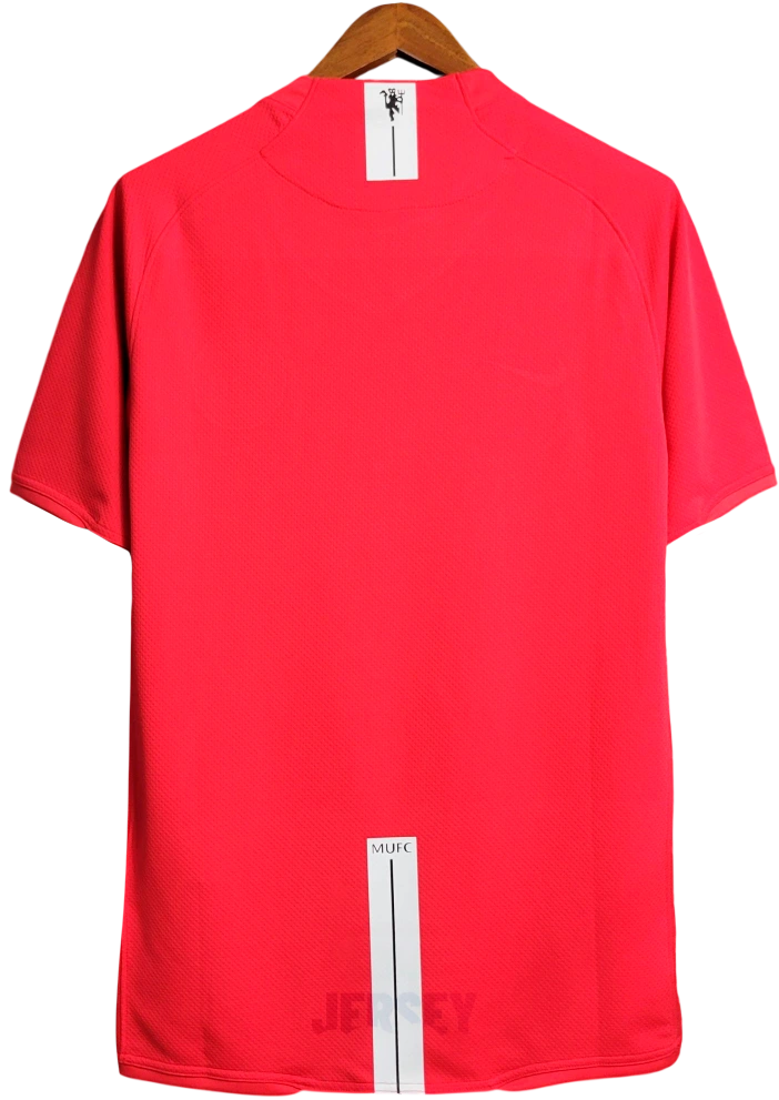 camiseta manchester united 2007 08 reverso