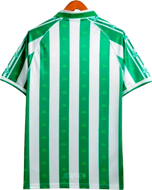 camiseta retro real betis local 1995 reverso
