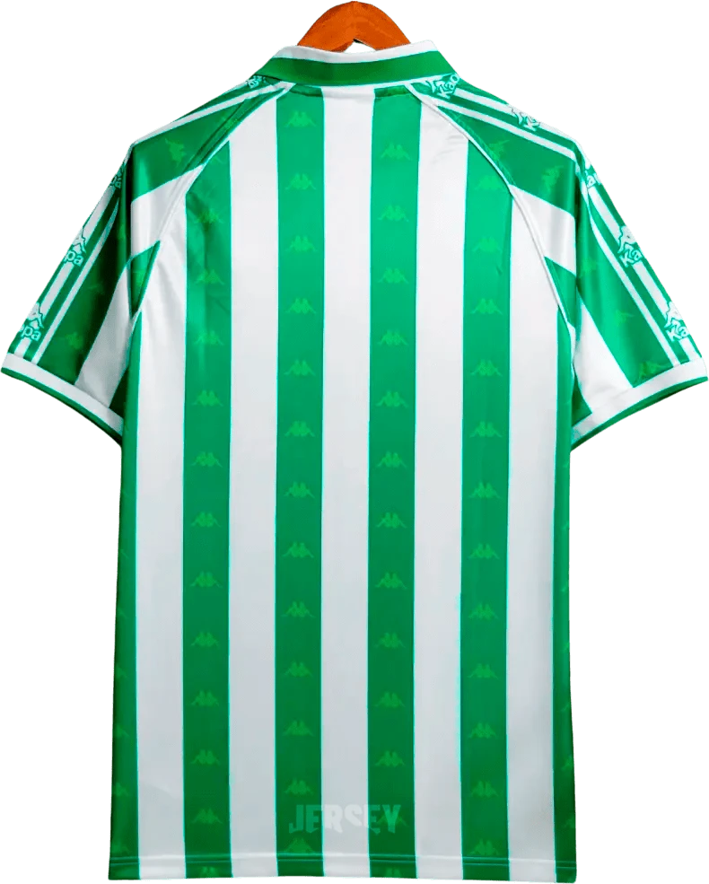 camiseta retro real betis local 1995 reverso