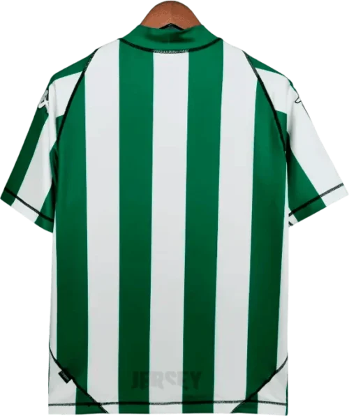 camiseta retro real betis 2003 04 reverso