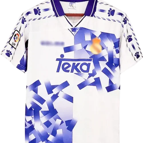 camiseta real madrid local 1996 tercera