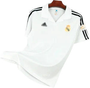 camiseta retro real madrid 2001