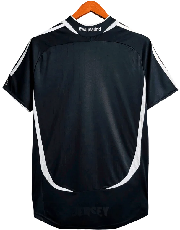 camiseta retro real madrid 2006 visitante reverso