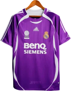 camiseta retro real madrid 2006 tercera