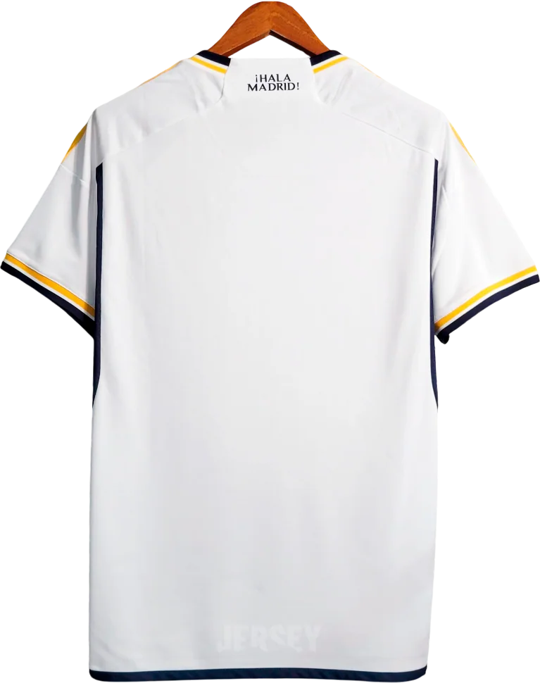 camiseta retro real madrid 2023 reverso