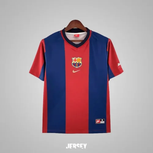 camiseta retro barcelona local 1998-1999