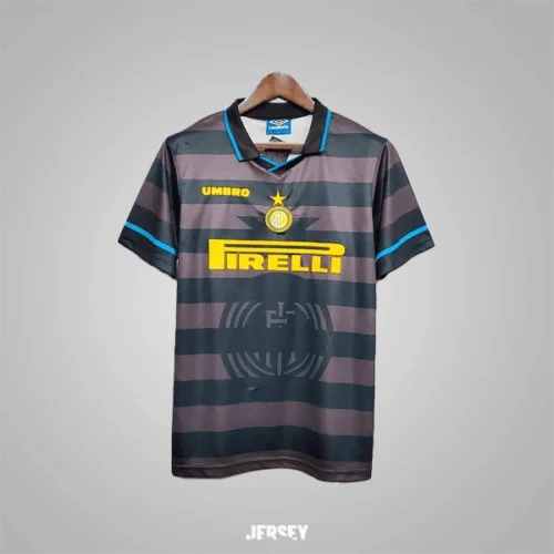 camiseta Inter tercera negra 1997-98