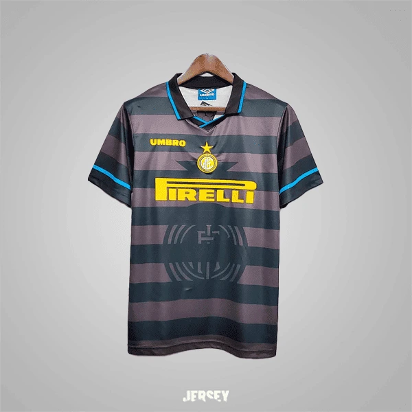 camiseta Inter tercera negra 1997-98