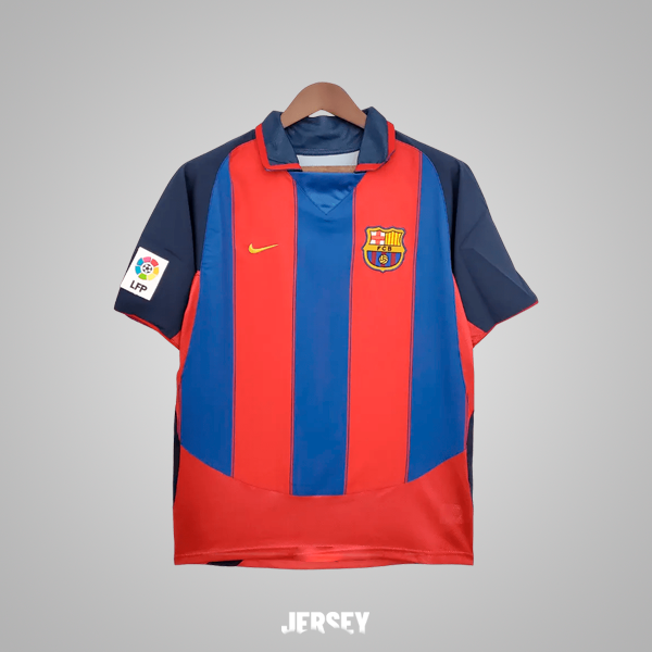 camiseta retro barcelona 2003-04 local