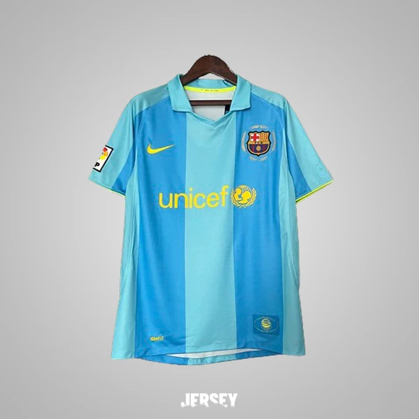 camiseta retro barcelona 2007-08 visitante