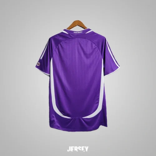 camiseta retro real madrid 2006-2007 tercera reverso