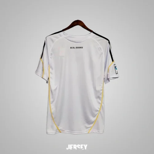 camiseta retro real madrid 2009-2010 local reverso