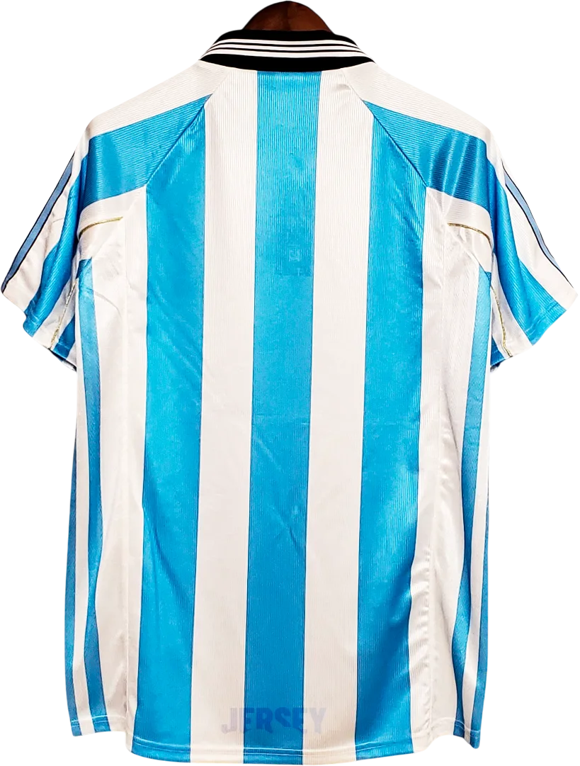 camiseta argentina 1998 reverso