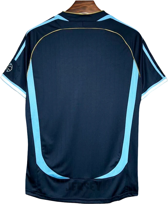 camiseta argentina 2006 visitante reverso