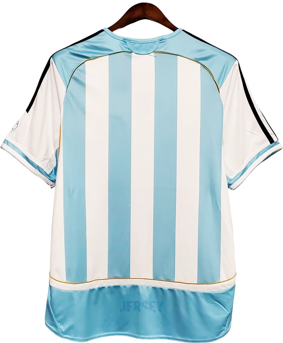 camiseta argentina 2006 reverso