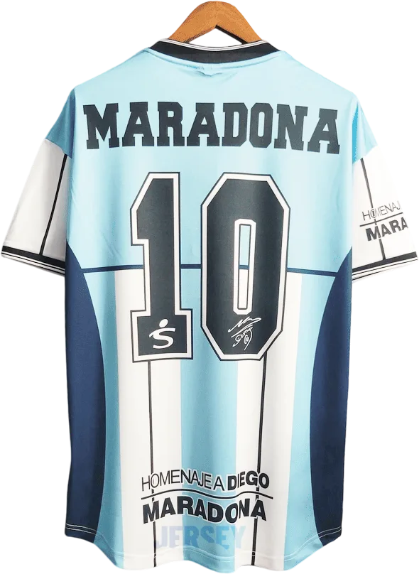 camiseta argentina edición especial maradona reverso
