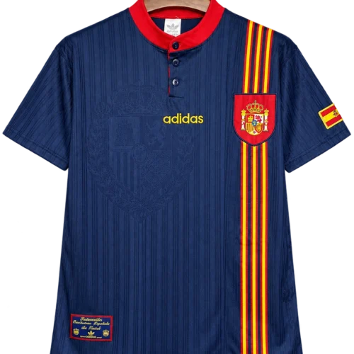 camiseta españa 1996 visitante