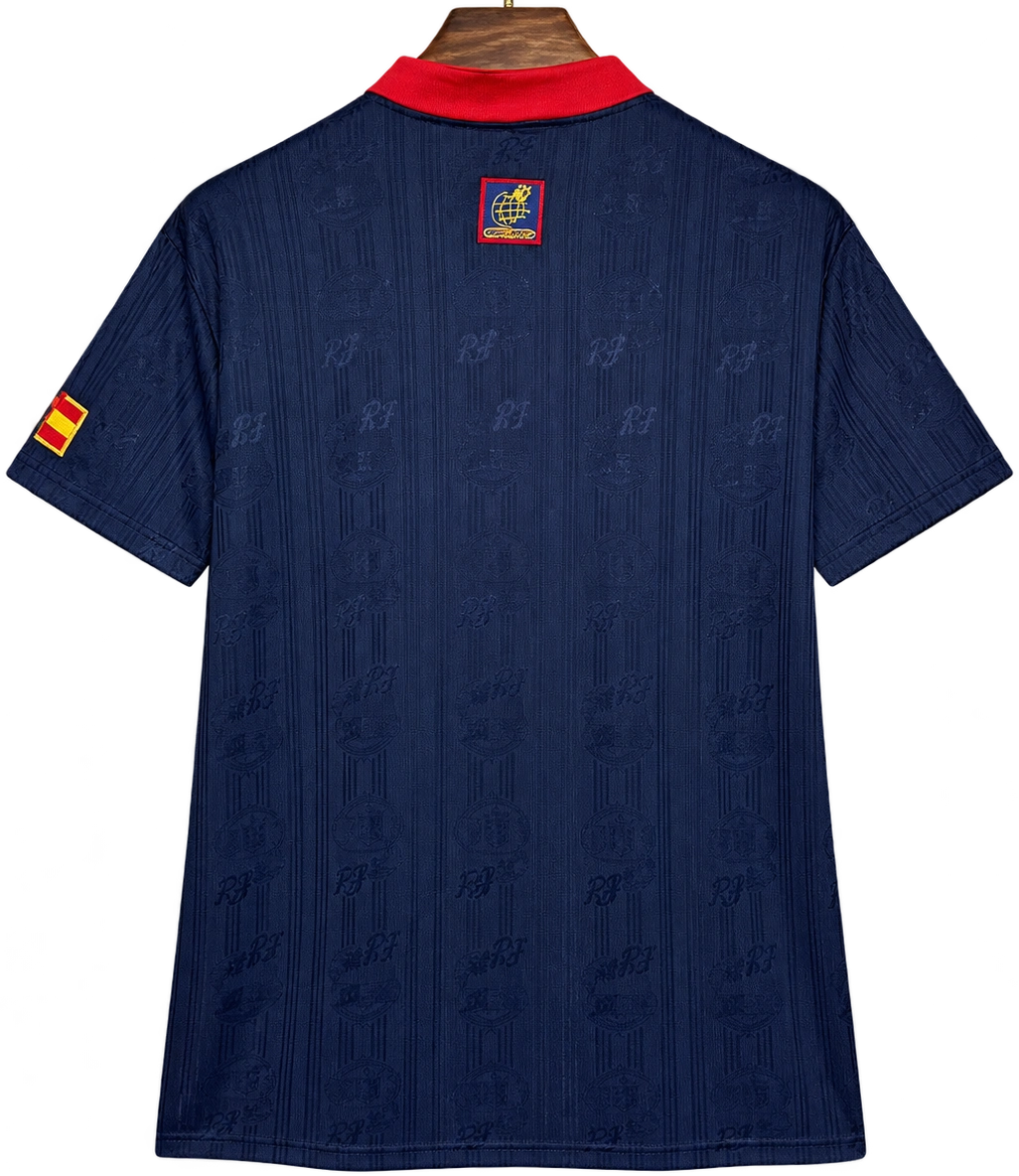 camiseta españa 1996 visitante reverso