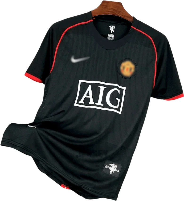 Camiseta Manchester United 2007-08 Visitante