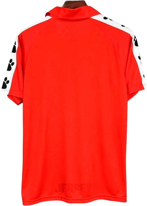 camiseta real oviedo 1990 91 visitante reverso