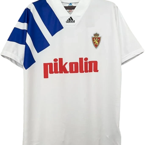 camiseta retro real zaragoza 1992-93 local
