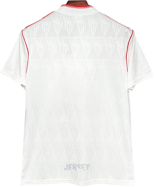 camiseta sevilla 1991 92 super nintendo reverso