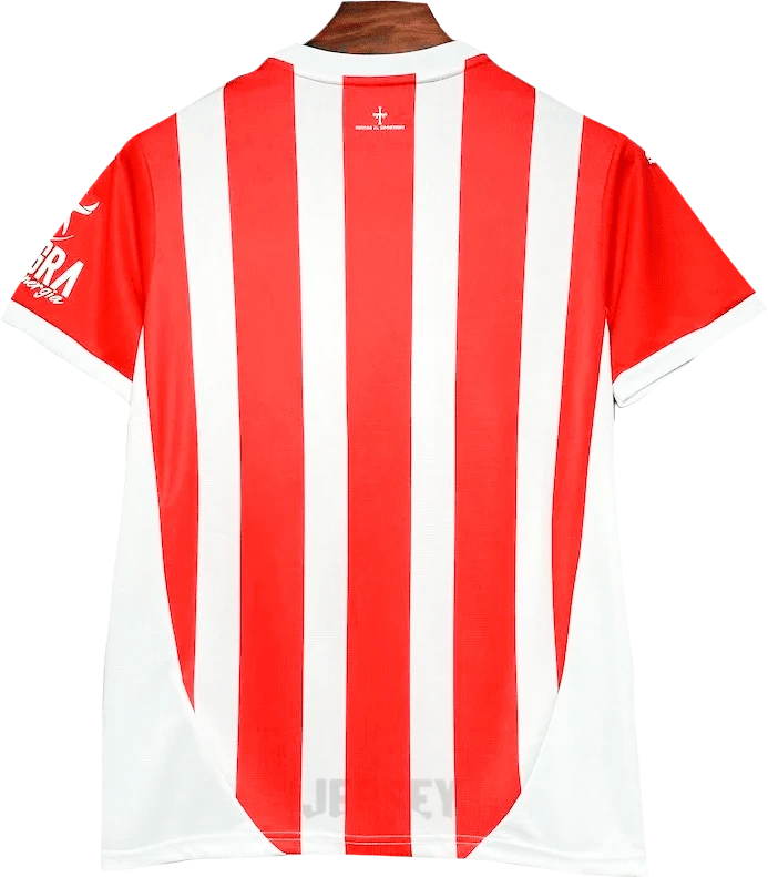 camiseta sporting de gijón 2024 25 reverso