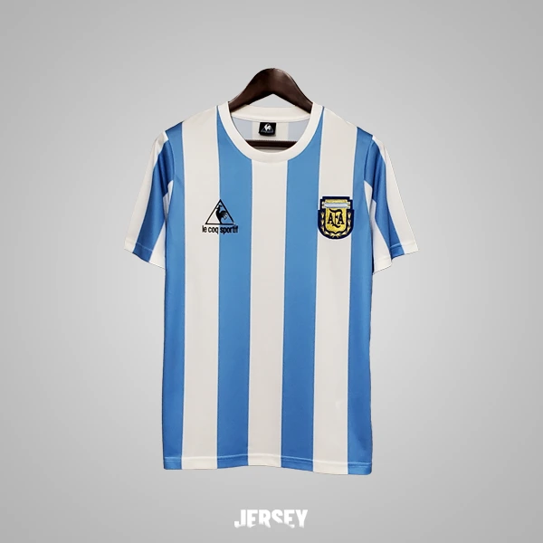 camiseta Argentina 1986 local