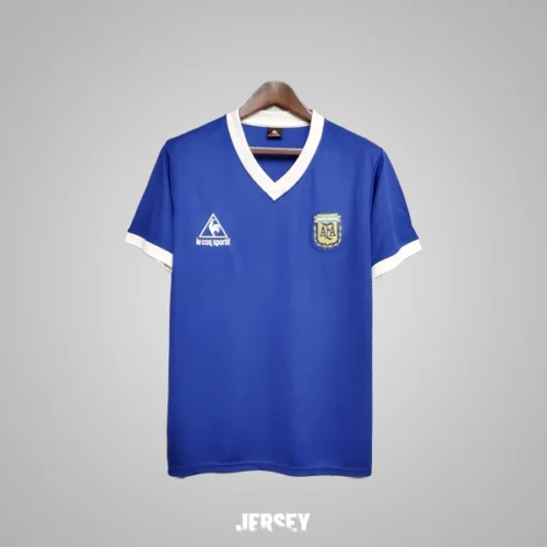 camiseta argentina 1986 visitante